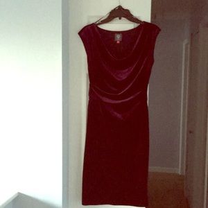 Vince Camuto Purple Velvet cocktail dress